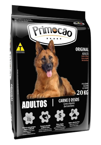 ALIMENTO PERROS PRIMOCAO ORIGINAL ADULTO CARNE Y HUESOS 1 KG.