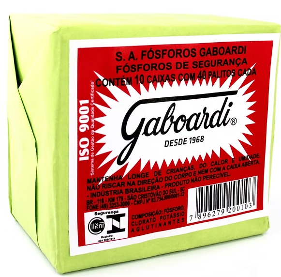 FÓSFORO GABOARDI x10 CAJITAS