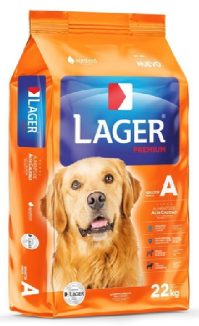 ALIMENTO PERROS LAGER PREMIUM ADULTO 1 KG.