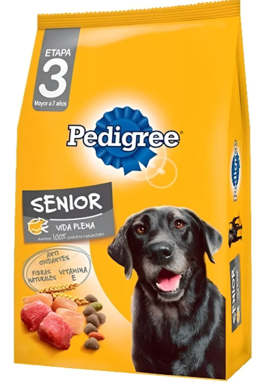 ALIMENTO PERROS PEDIGREE SENIOR 1 KG.