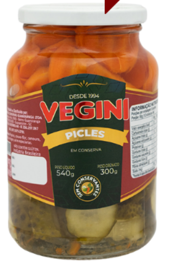 PICLES EN CONSERVA 300 GR.
